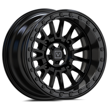 V16 BEADLOCK 15X8 -12MM 4X156 SATIN BLACK