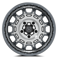 V17 15X8 +10MM 5X114.3 BRUSHED GUNMETAL