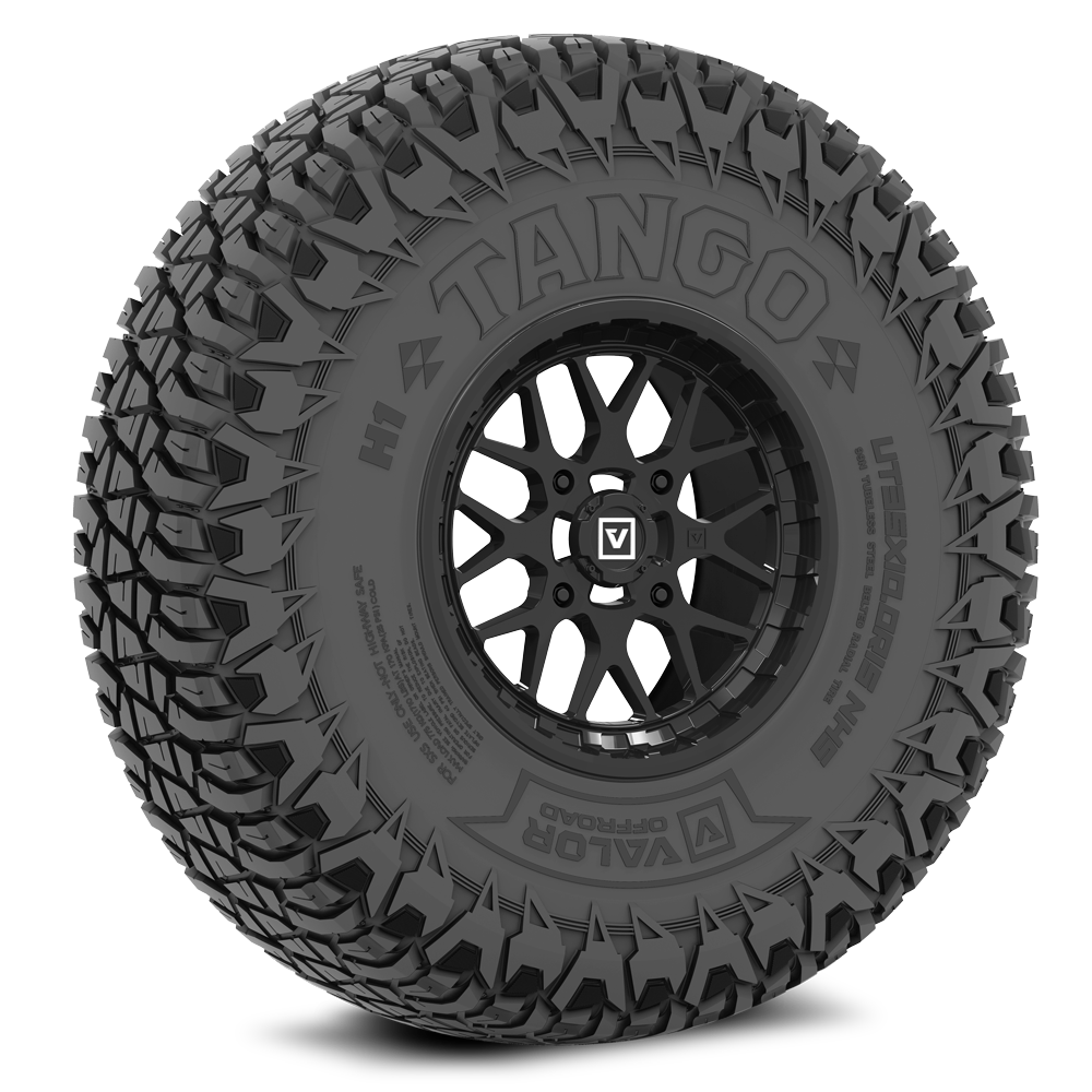 Tango on 15x7 V03 GB UTV Wheel and Tire Kit