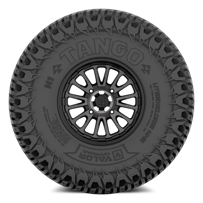 Tango on 15x7 V14 DT UTV Wheel and Tire Kit