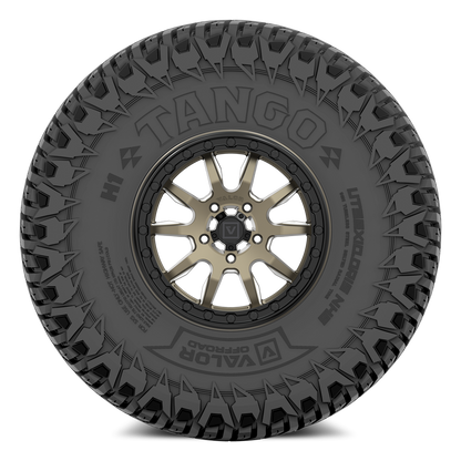 Tango on 15x7 V15 Bronze UTV Wheel and Tire Kit