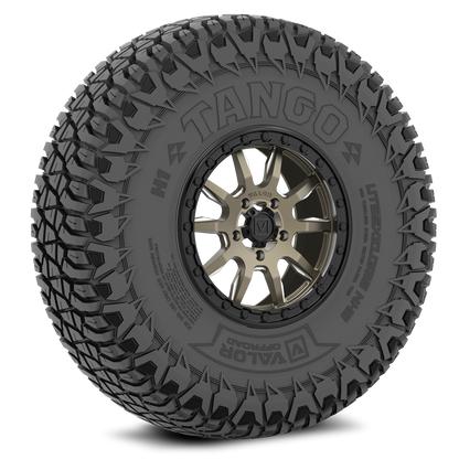 Tango on 15x7 V15 Bronze UTV Wheel and Tire Kit