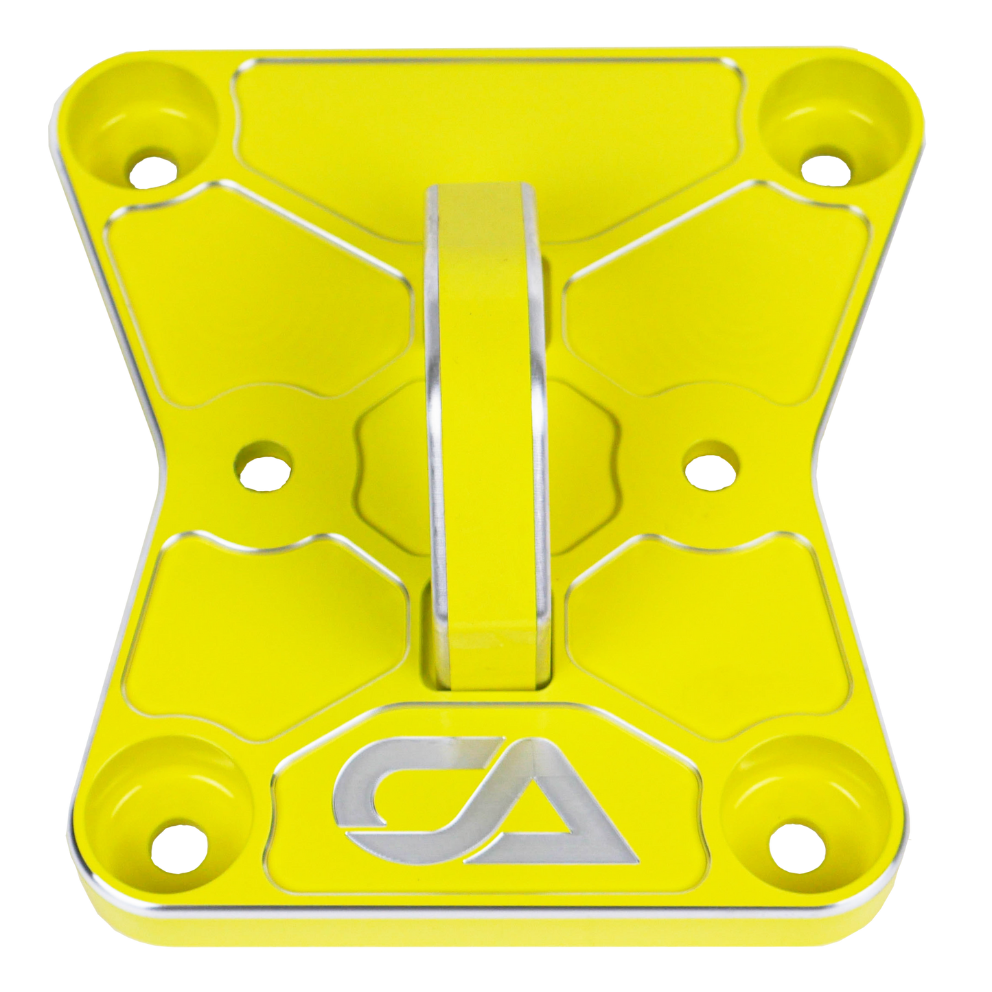 CA Tech Pull Plate  3D scanned for perfect fitment and machined from 6061 aluminum with a finished thickness of 1" for maximum durability, the new 2022 Can-Am X3 pull plate is easy to install and built to last a lifetime.   OEM color matching ensures all CA Tech parts will pair perfectly with your build. 