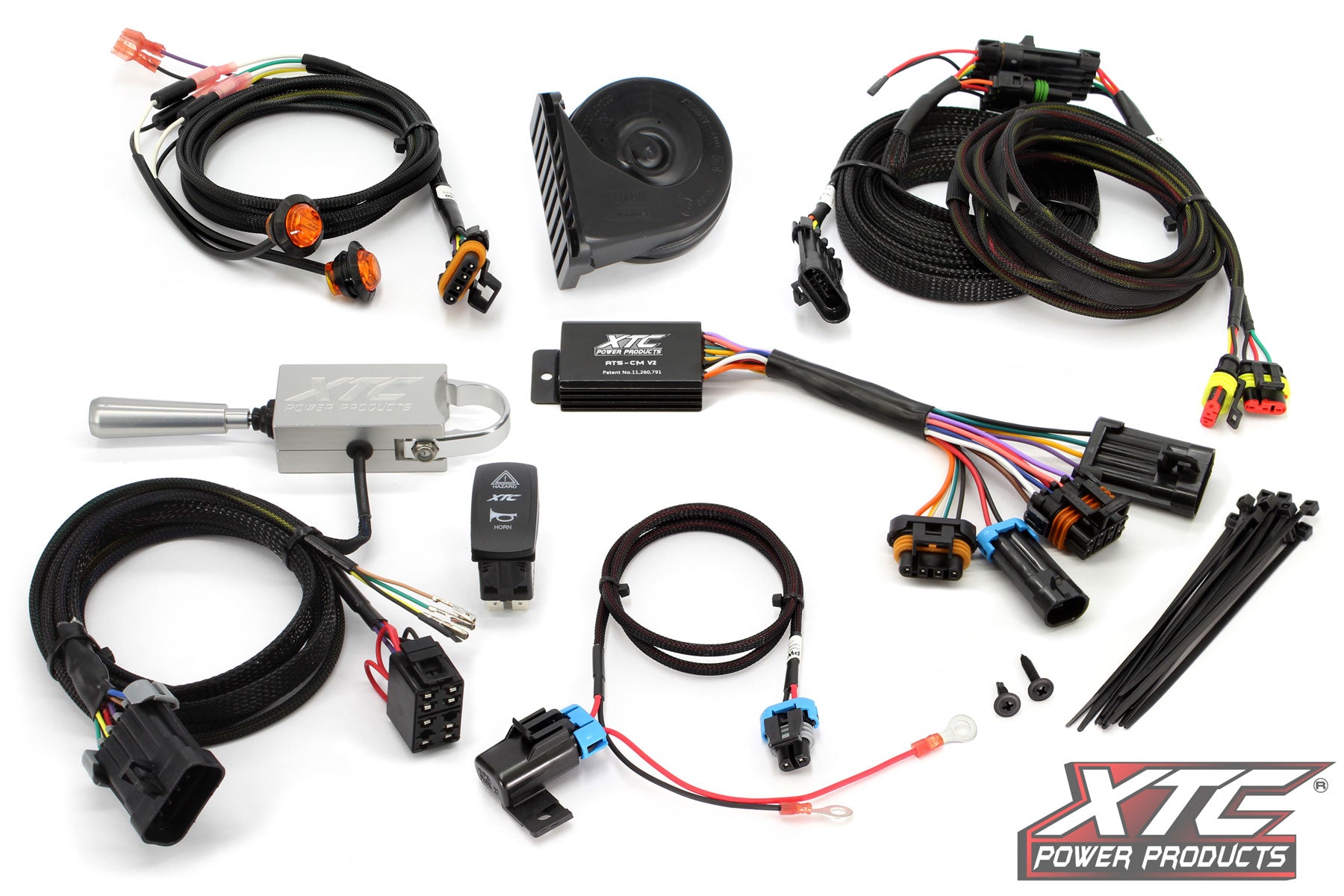 Can-Am Defender Self-Canceling Turn Signal System with Billet Lever
