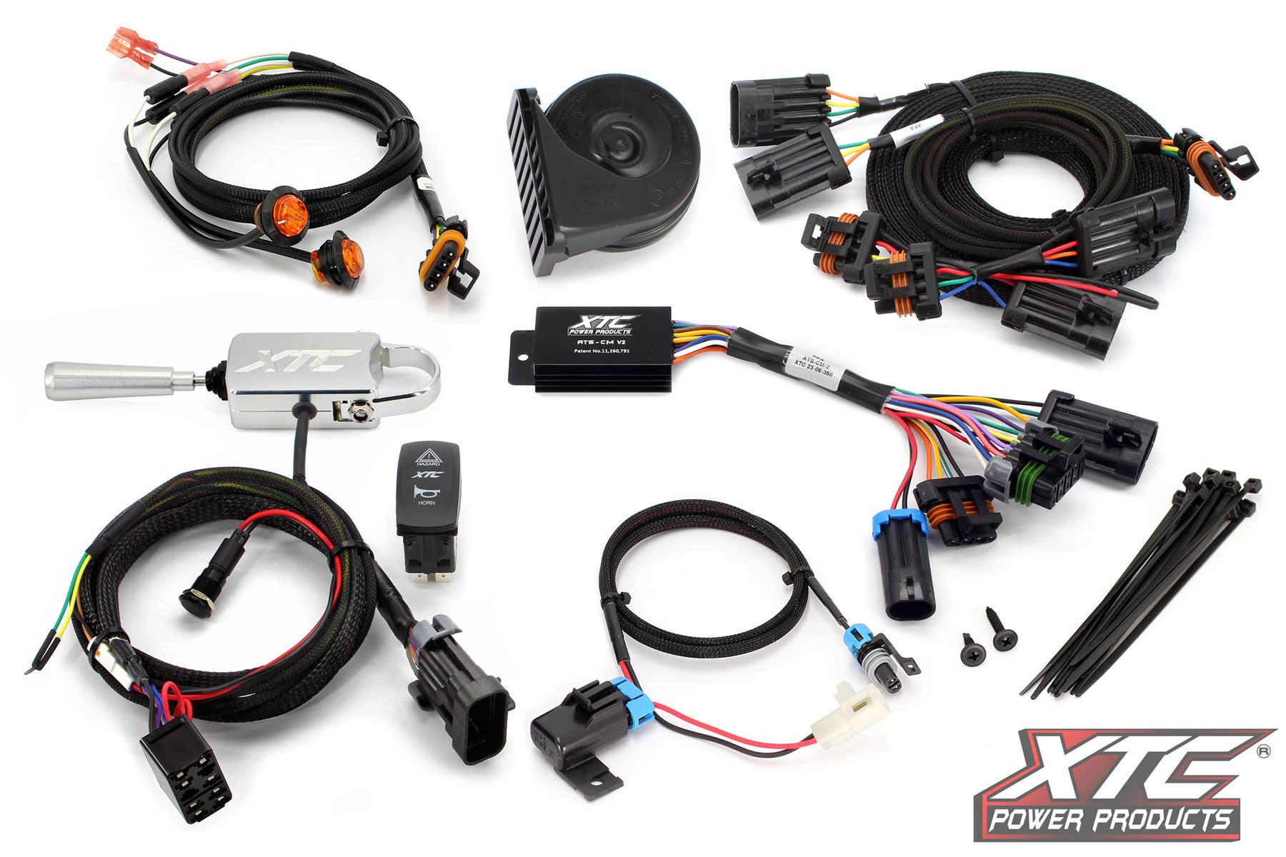 Can-Am Defender HD11 Self-Canceling Turn Signal System with Billet Lever