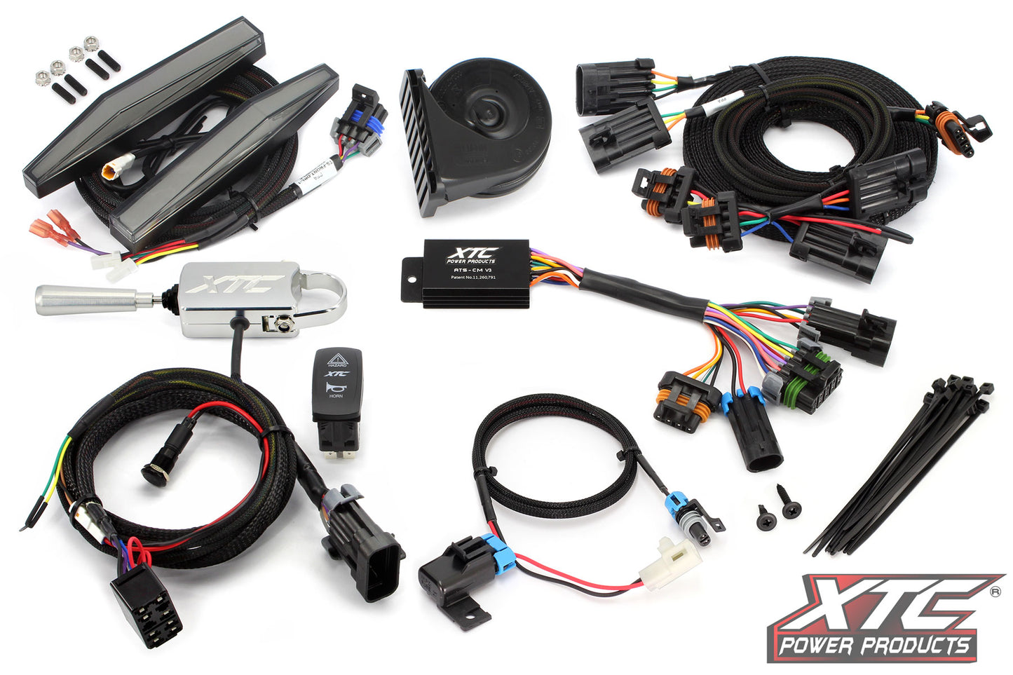 Can-Am Defender HD11 Self-Canceling Turn Signal System with Billet Lever