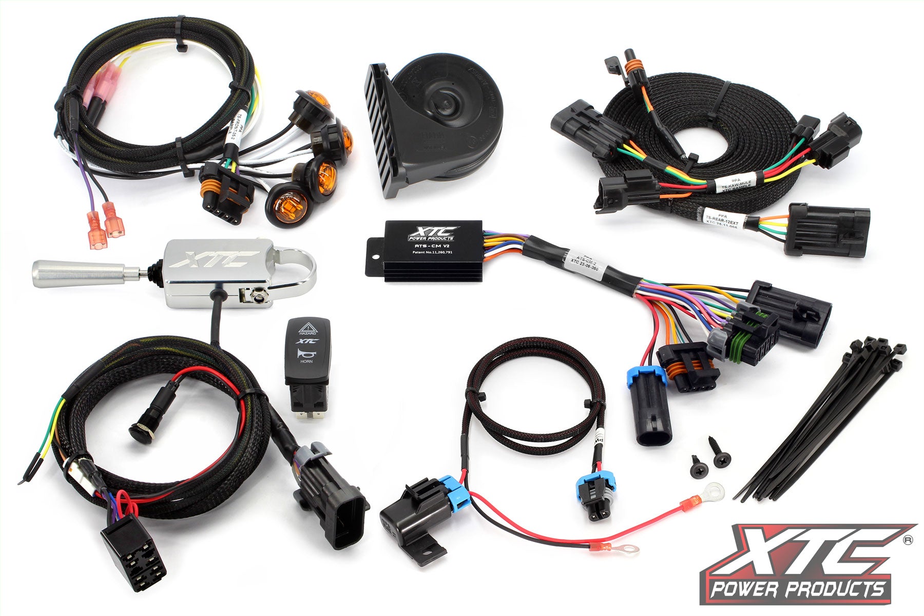 Kawasaki MULE PRO Self-Canceling Turn Signal System with Billet Lever
