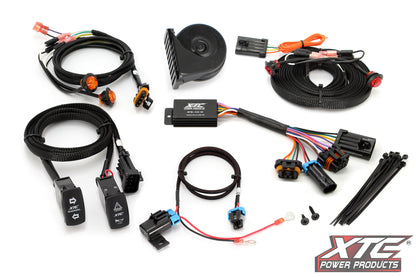 Universal Self-Canceling Turn Signal System with Horn Includes Rear Marker Lights