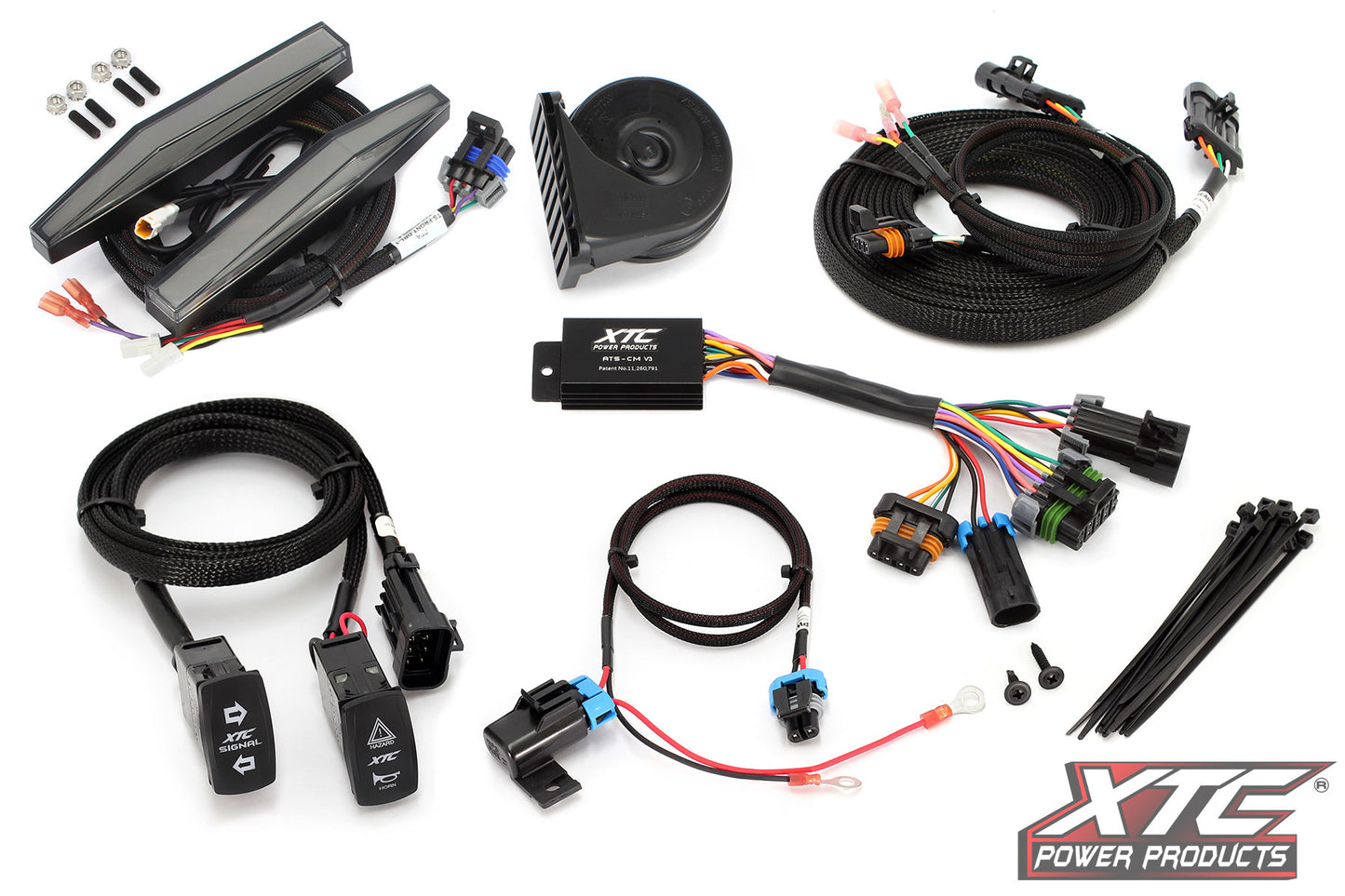 Universal Self-Canceling Turn Signal System with Horn Includes OEM Interface Wires