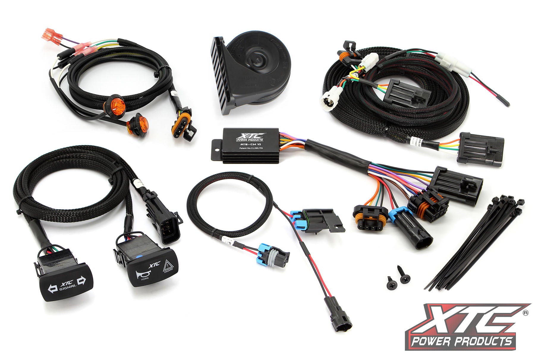 Yamaha Wolverine Self-Canceling Turn Signal System with Horn  - Standard .75" Front Marker Lights