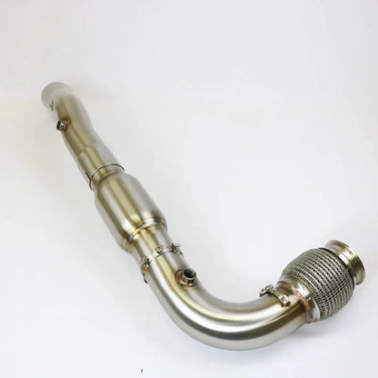 CAN AM MAVERICK X3 3" BAZOOKA RACE PIPE WITH BULLET MUFFLER EXHAUST