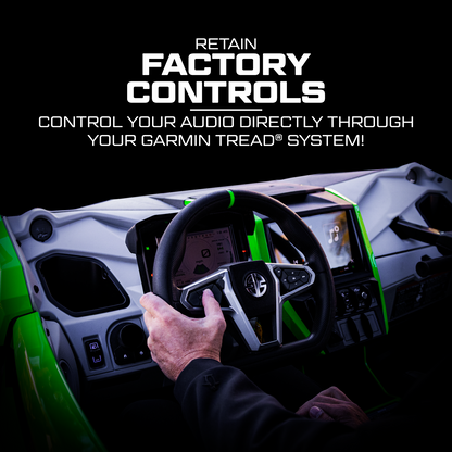 KAWASAKI® TERYX H2 GARMIN TREAD® Elite Stage 6 Stereo Kit | UTVS-H2-S6-GRM