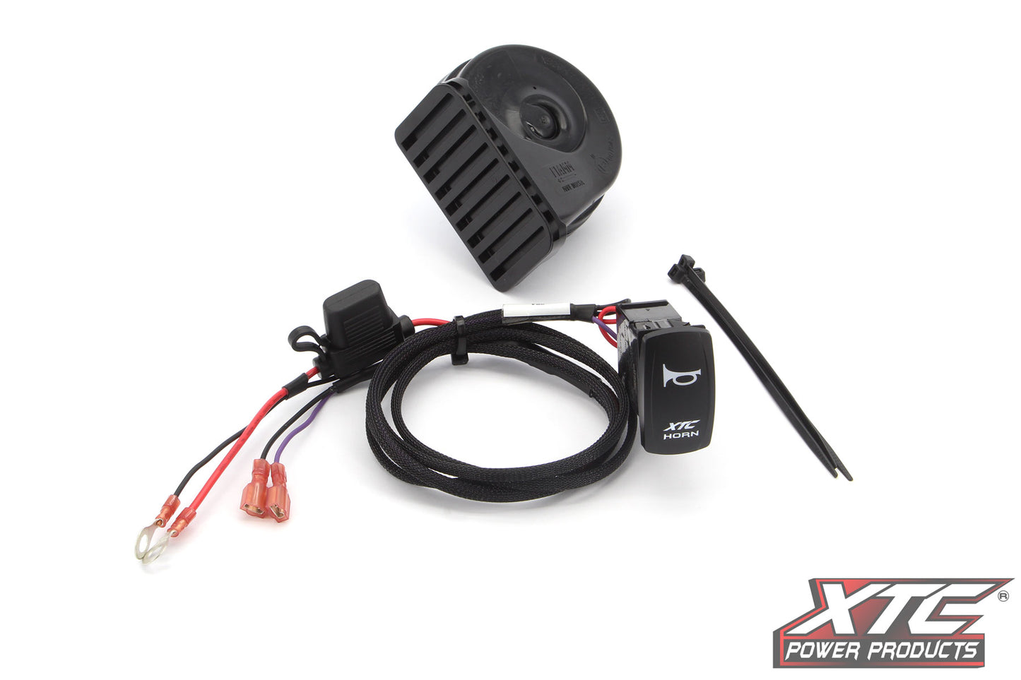 Universal Horn Kit For SXS UTV, Includes Laser Engraved Rocker Switch