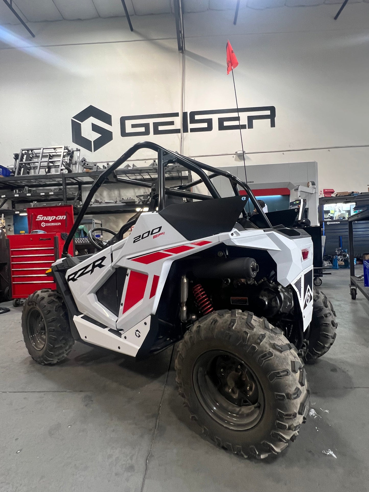 POLARIS RZR200 - NUMBER PLATES