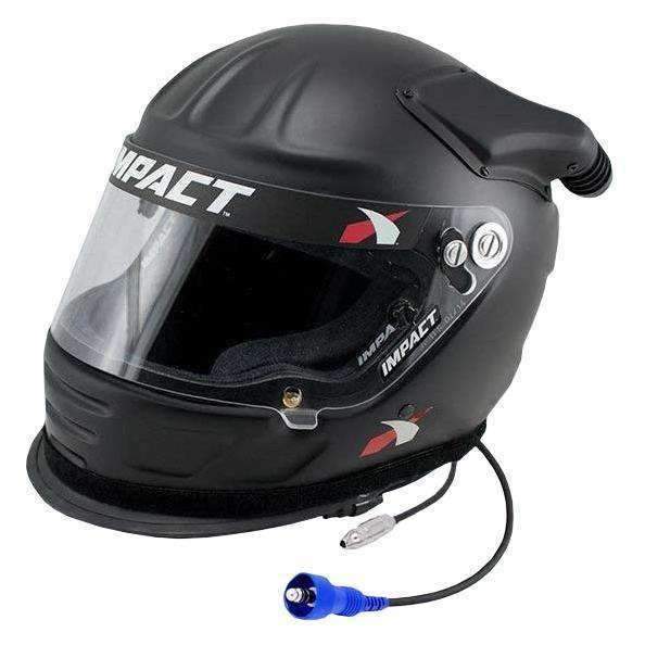 Impact RACE Offset Air Draft OS20 Helmet With OFFROAD Wired Helmet Kit - Small