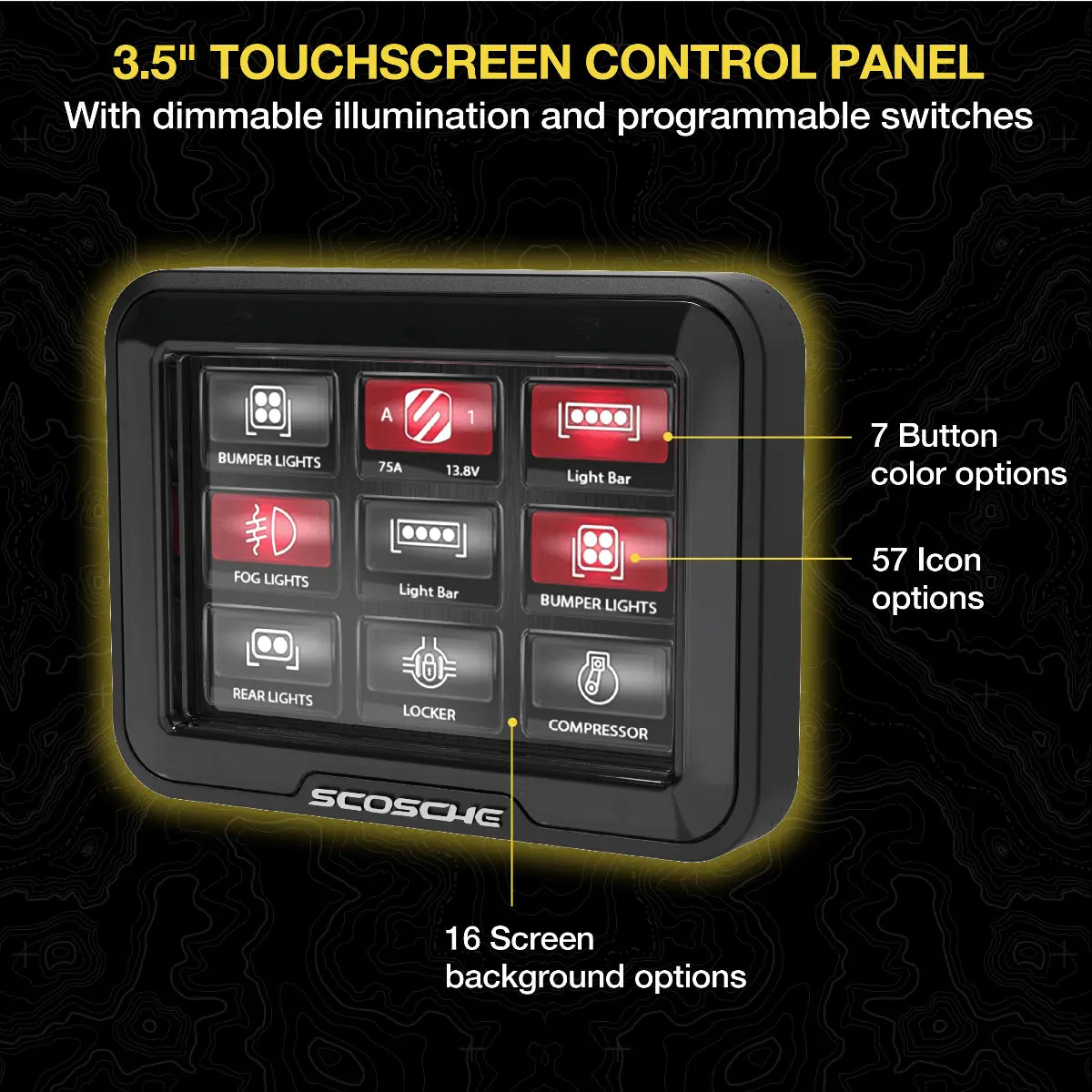 Scosche M8RIX - Power Management System with Touchscreen Control Panel - CLEARANCE