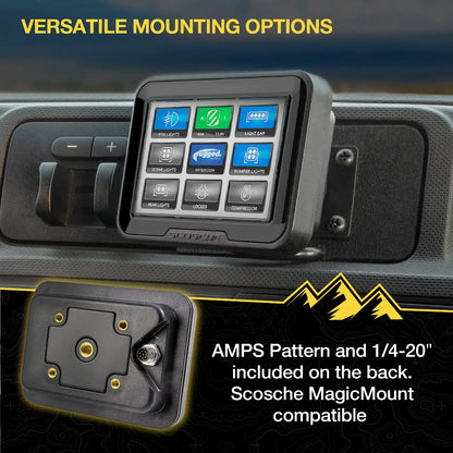 Scosche M8RIX - Power Management System with Touchscreen Control Panel - CLEARANCE