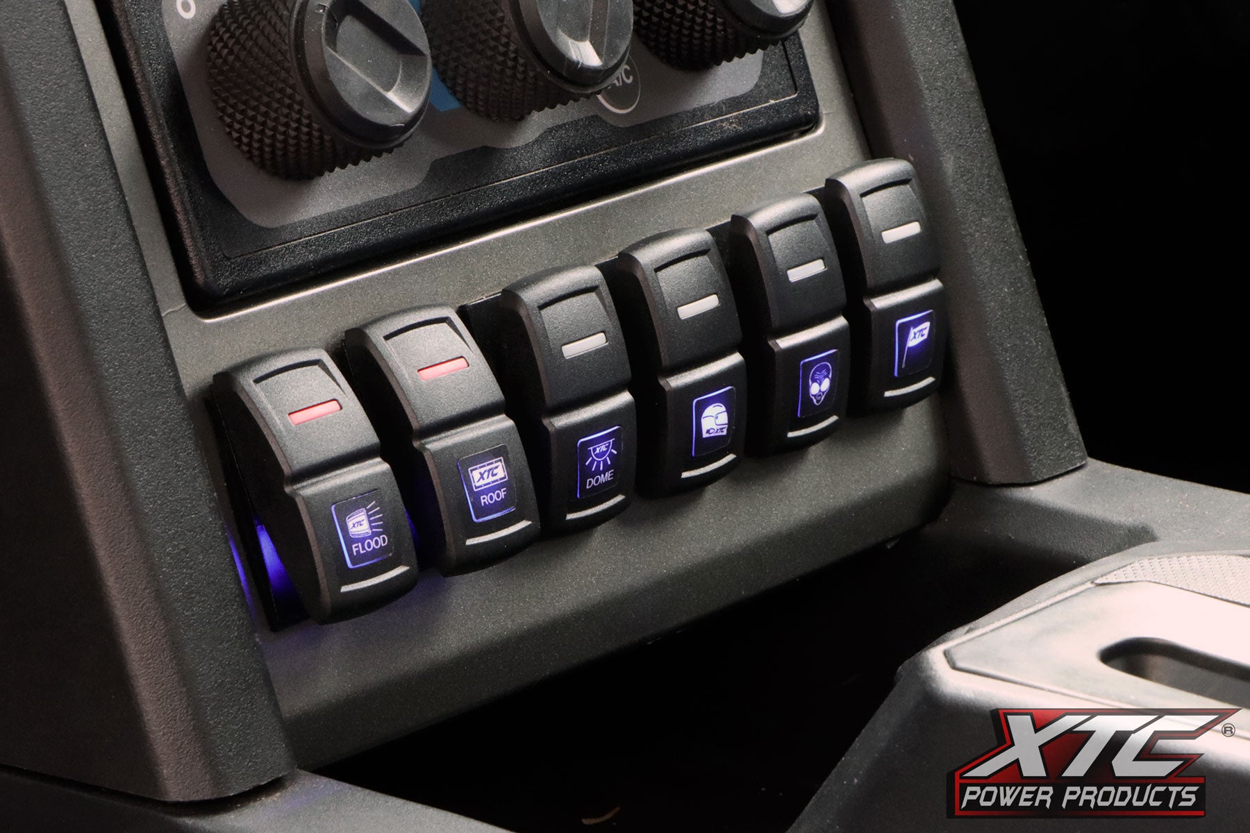 Universal Truck and Jeep 6 Switch Power Control System with On/Off/Auto Switch