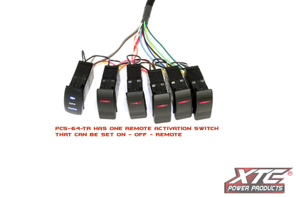 Universal Truck and Jeep 6 Switch Power Control System with On/Off/Auto Switch