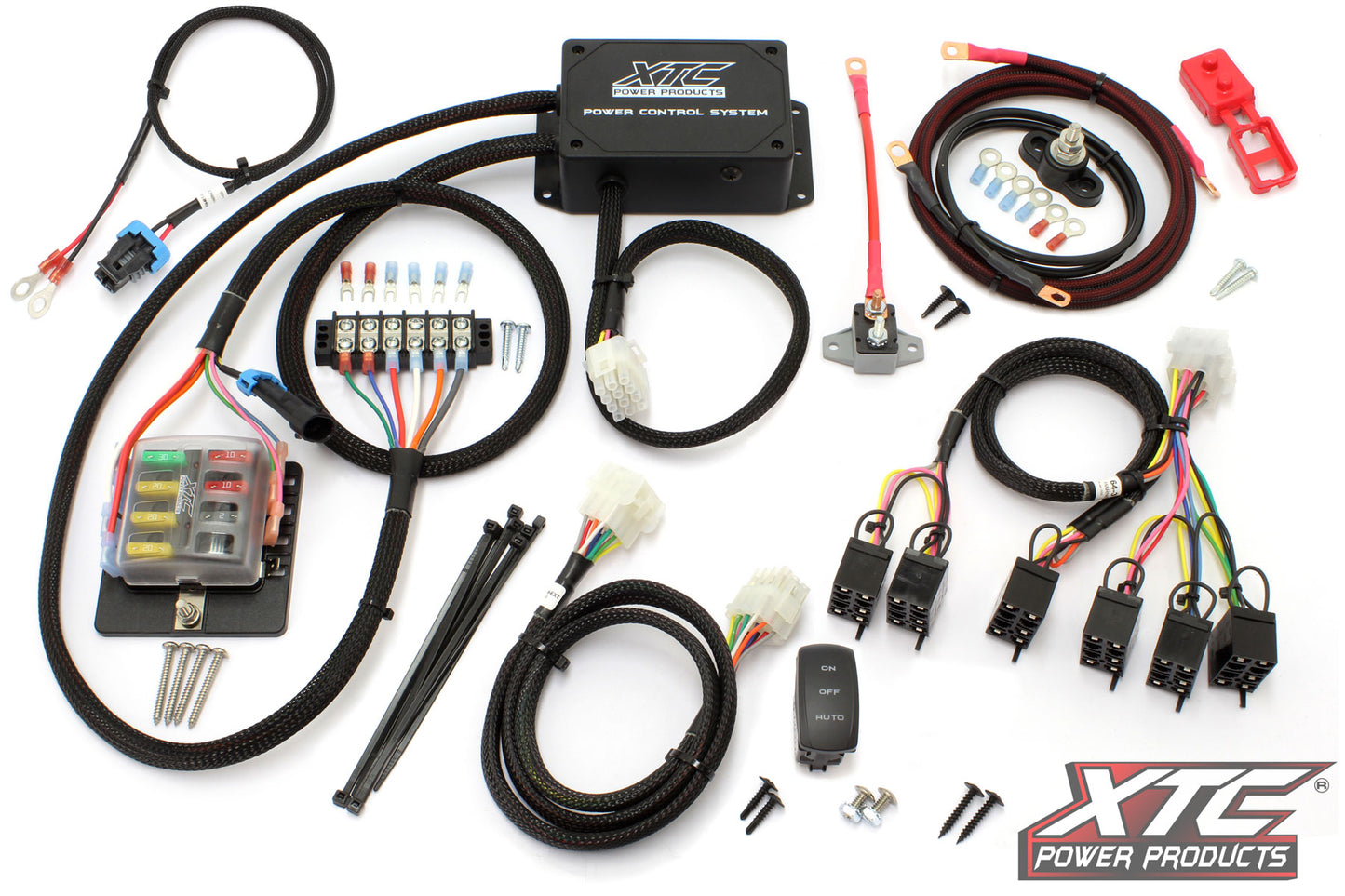 Universal Truck and Jeep 6 Switch Power Control System with On/Off/Auto Switch