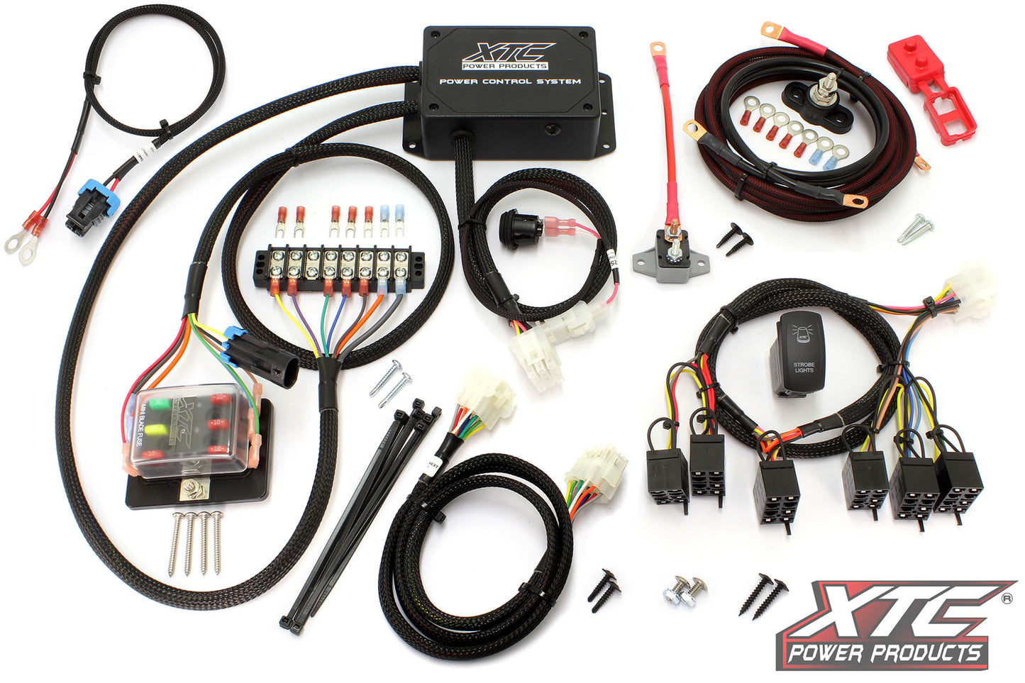 Truck and Jeep 6 Switch Power Control System with Strobe Lights Switch