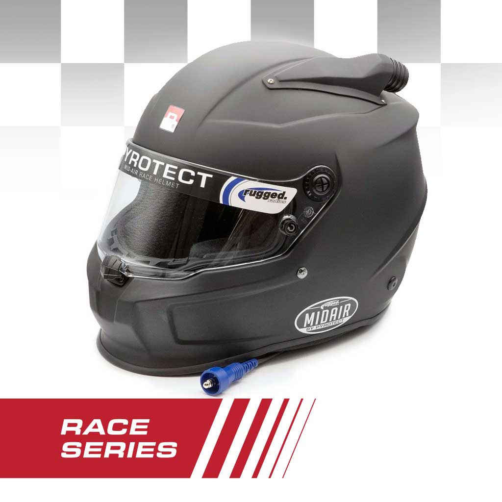 Pyrotect MIDAIR RACE Helmet Wired OFFROAD - Large
