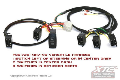 Can-Am® X3 Plug and Play 6 Switch Power Control System (Strobe Available)