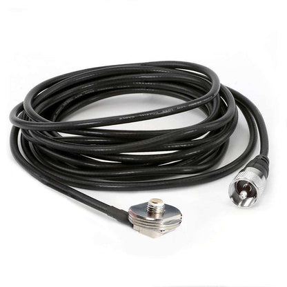 Antenna Coax Cable with 3/8 NMO Mount - 13 Feet