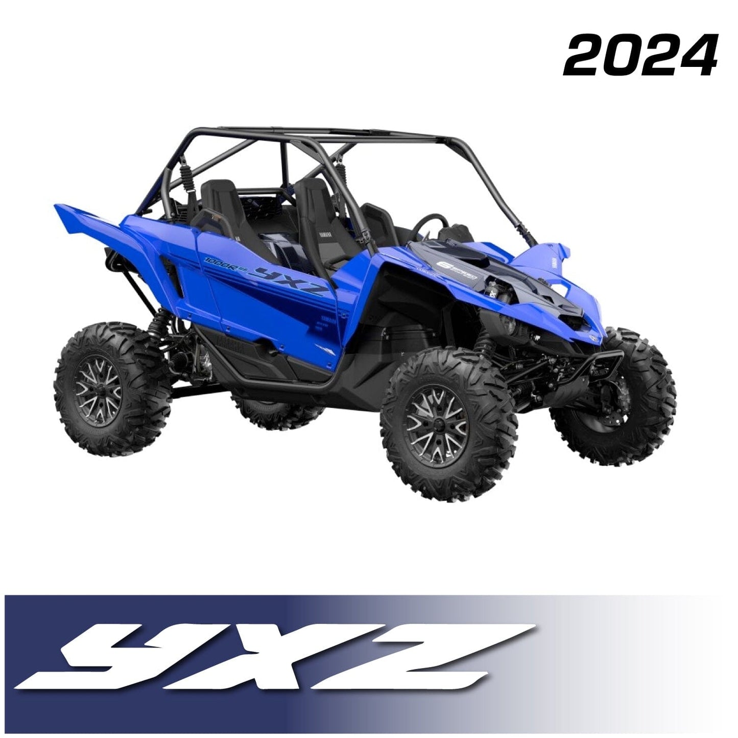 2024 Yamaha YXZ 1000R Complete Communication Kit with Bluetooth Intercom and 2-Way Radio - 696 PLUS Remote Head / M1 VHF Business Band
