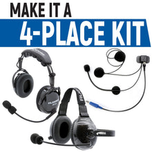 Rear Seat Expansion Kit with Helmet Kits or Headsets - STX Stereo / AlphaBass Headset - Over the Head
