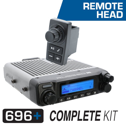696 PLUS Remote Head Complete Master Communication Kit with Intercom and 2-Way Radio - G1 GMRS