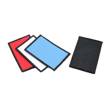 Blank Morale Patch Kit: White Blue Red & Pink Patches