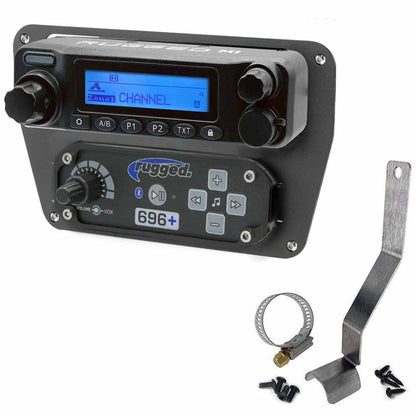 Can-Am Commander and Maverick Complete Communication Kit with Bluetooth Intercom and 2-Way Radio - Dash Mount - 696 PLUS / G1 GMRS