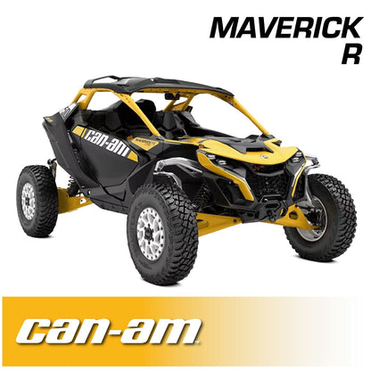 Can-Am Maverick R Complete Communication Kit with Rocker Switch Bluetooth Intercom and 2-Way Radio - 696 PLUS Remote Head / G1 GMRS / Dash Mount