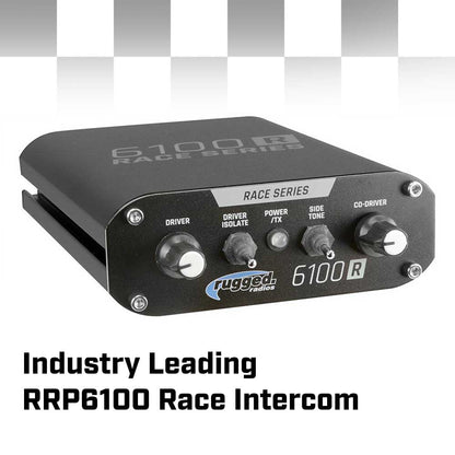 COMPLETE RACE KIT - Rugged RACE SERIES Communication Kit with M1 Radio and 6100 Intercom - Without DSP Chips
