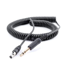 Fire Truck Intercom Headset Coil Cord for 1/4  Style Jacks