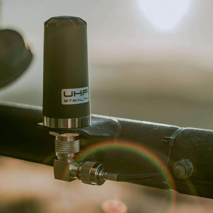 Stealth Tuned Low Profile Antenna for GMRS and UHF - Non-Ground Plane