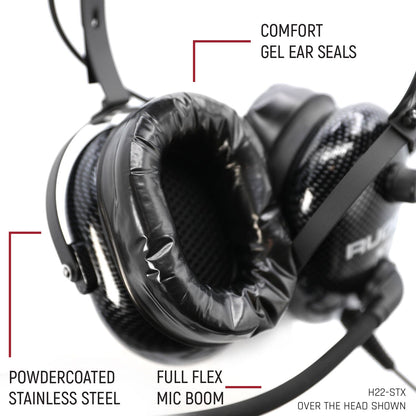 ULTIMATE Alpha Audio Stereo Headset with Volume Control (OTH and BTH) - Over The Head