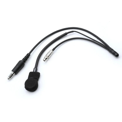 4C IMSA Wired Straight Cord Helmet Kit with Mic and 3.5mm Jack