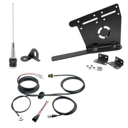 Jeep Wrangler JL JLU and Gladiator JT Two-Way GMRS Mobile Radio Kit - G1 Waterproof