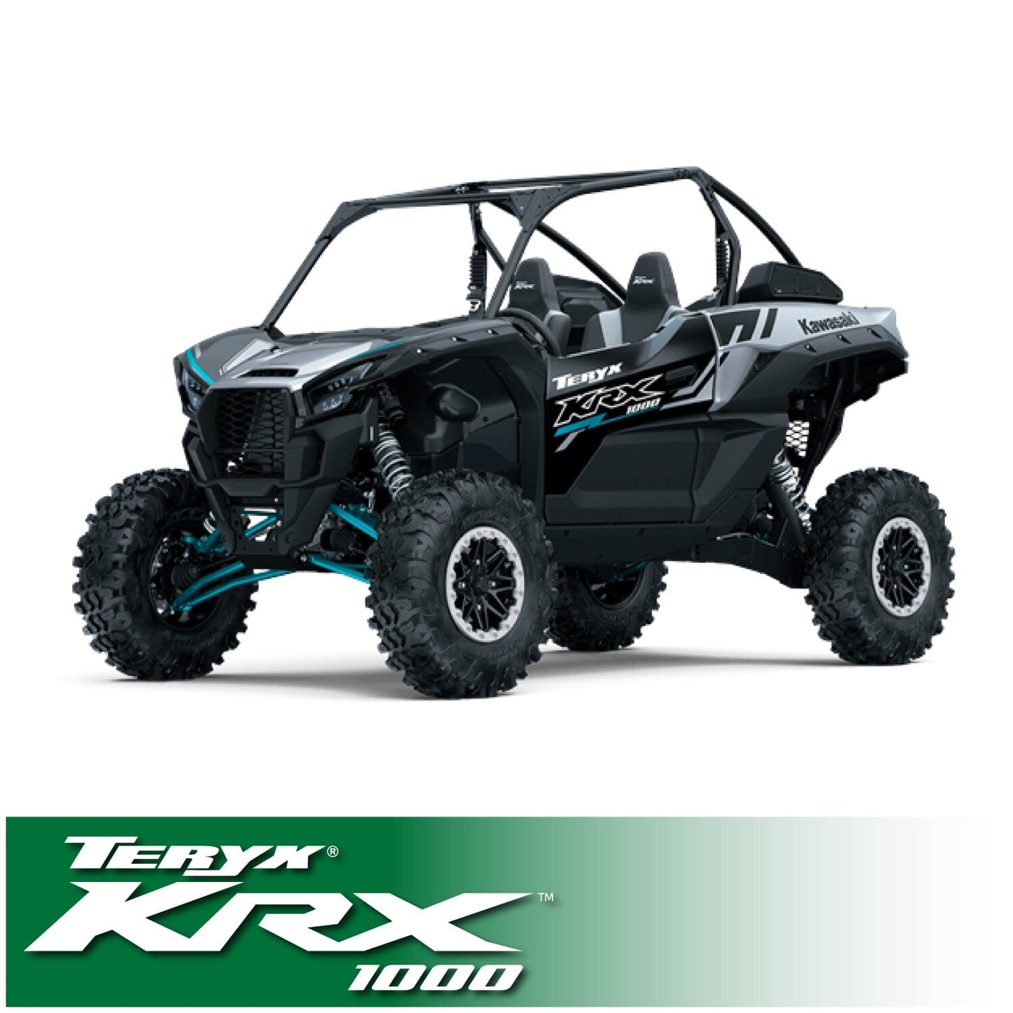 Kawasaki Teryx KRX Complete Communication Kit with Bluetooth Intercom and 2-Way Radio - STX Stereo Remote Head / M1 VHF Business Band / Top Mount (for Remote Head)