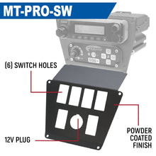 Lower Accessory Panel for Polaris RZR PRO XP RZR Turbo R and RZR PRO R Dash Mount Radio and Intercom - SPOD Switch Panel
