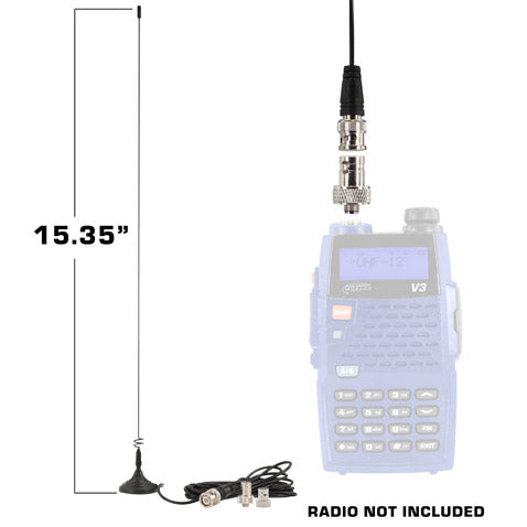 Magnetic Mount Dual Band Antenna for Rugged Handheld Radios R1 RDH-X V3 RDH-16 RH-5R