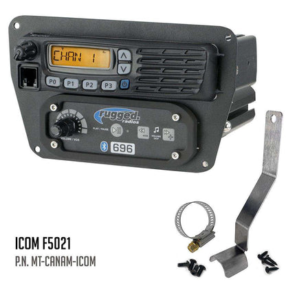 Can-Am Commander Intercom and Radio Mount - Rugged M1/G1/G4/RM45/RM60/GMR45