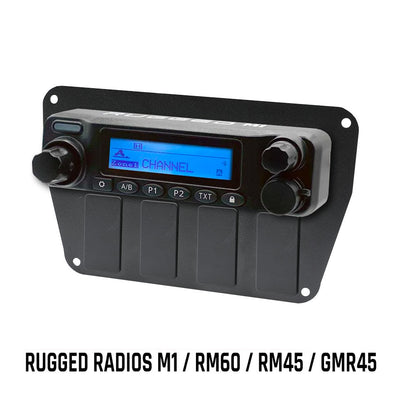 Multi Mount Insert or Standalone Mount for Rugged Radios with Rocker Switches