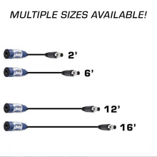 OFFROAD Straight Cable to Intercom (Select Length) - 16  Feet