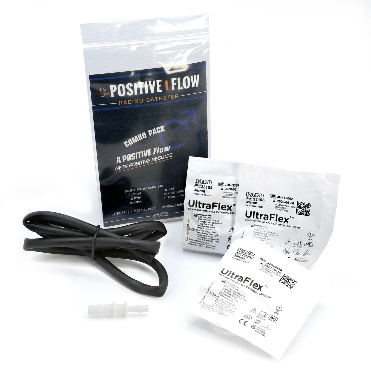 Positive Flow Men s Racing Catheter - Combo Pack