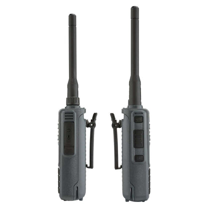 Rugged GMR2 PLUS - GMRS and FRS Two Way Handheld Radio with Mount and Intercom Cable