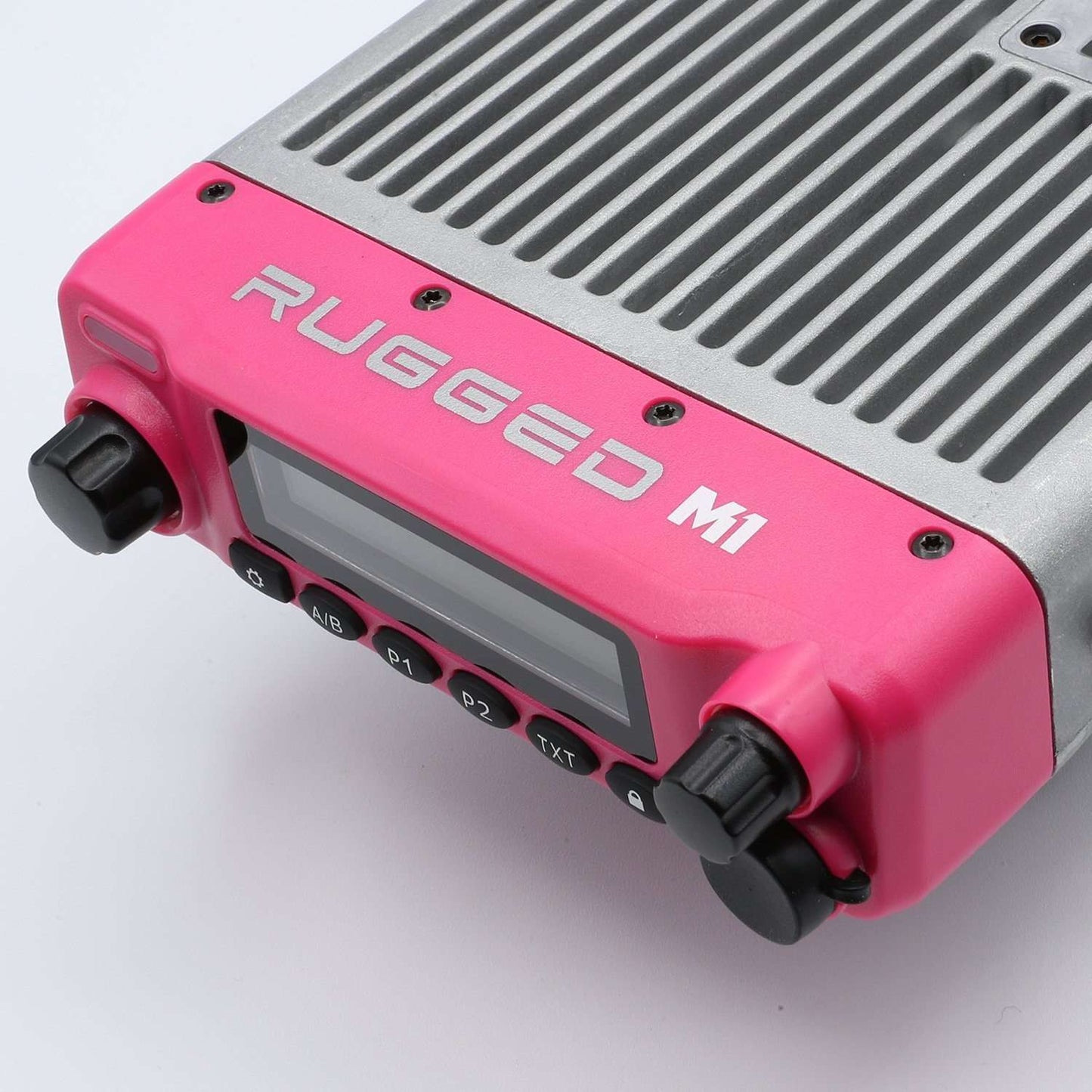 Radio Kit • Pink Rugged M1 RACE SERIES Waterproof Mobile Radio with Antenna • Digital and Analog