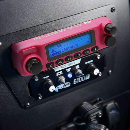 Radio Kit • Pink Rugged M1 RACE SERIES Waterproof Mobile Radio with Antenna • Digital and Analog